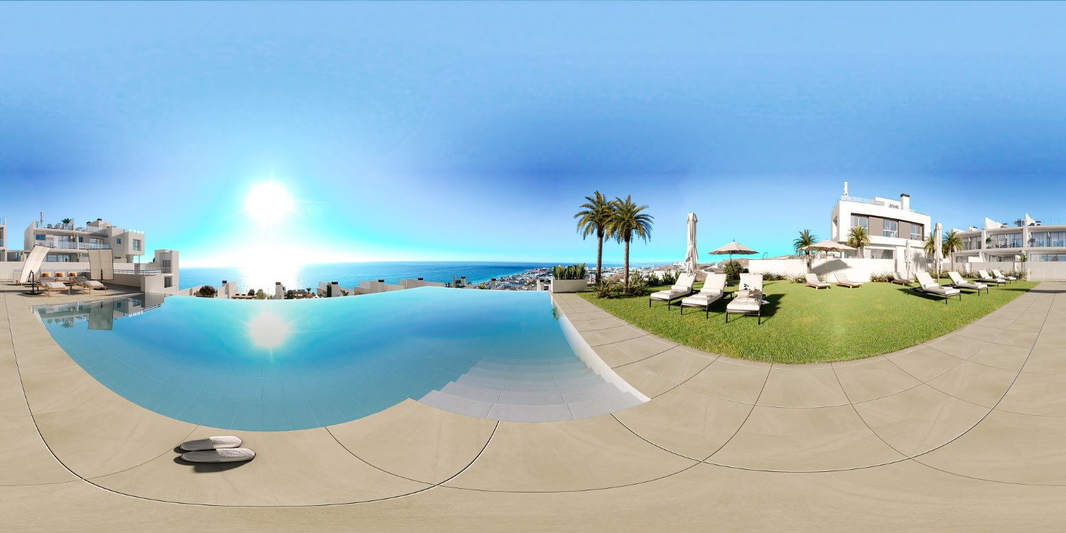 22 new built houses with panoramic sea views, 350 meters from El Peñoncillo Playa. Prices from €479,000.