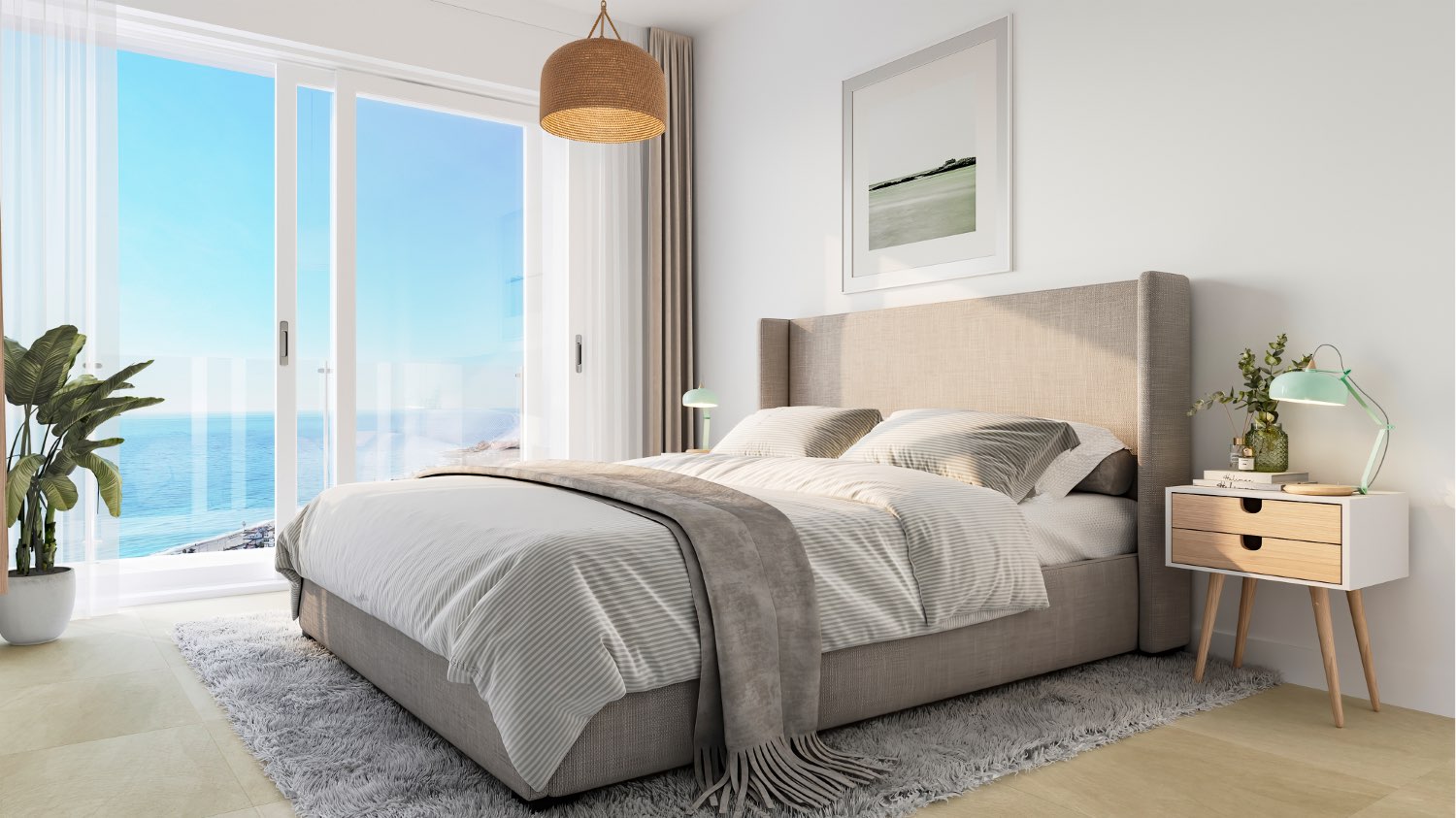22 new built houses with panoramic sea views, 350 meters from El Peñoncillo Playa. Prices from €479,000.