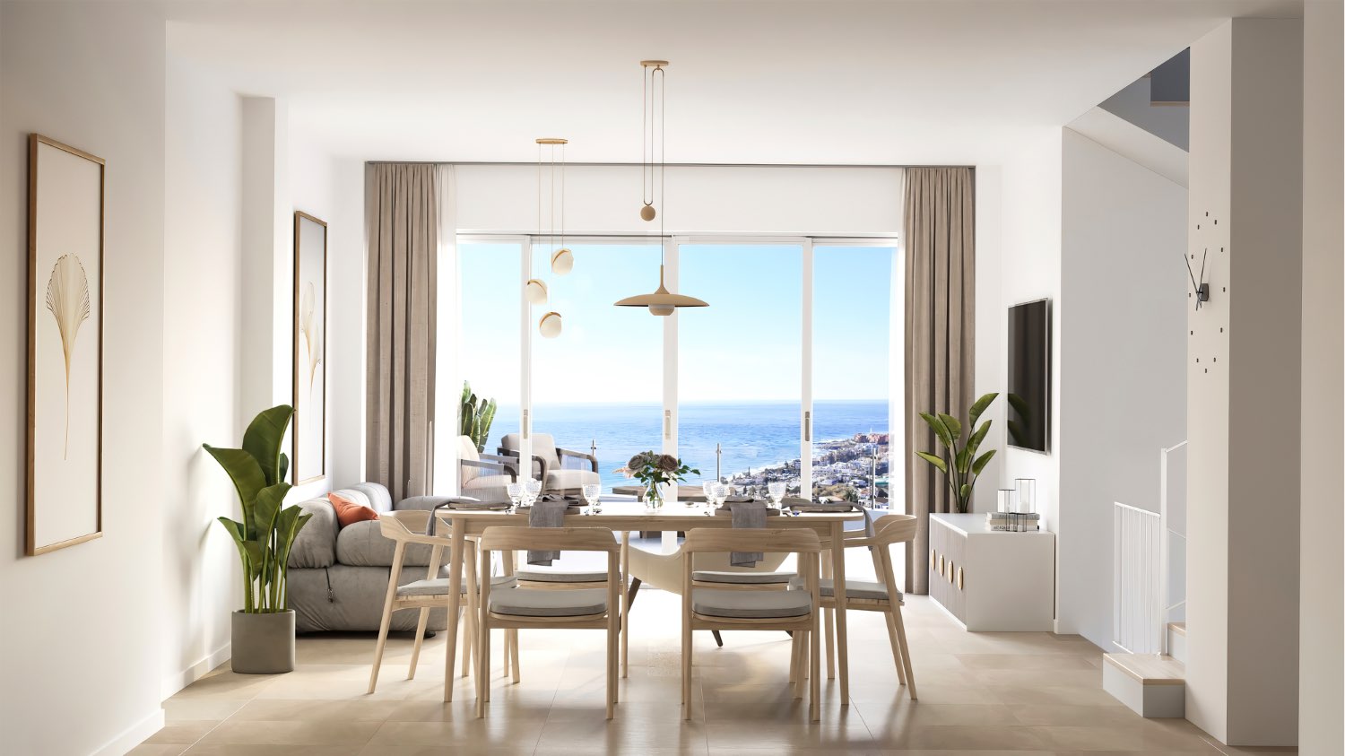 22 new built houses with panoramic sea views, 350 meters from El Peñoncillo Playa. Prices from €479,000.